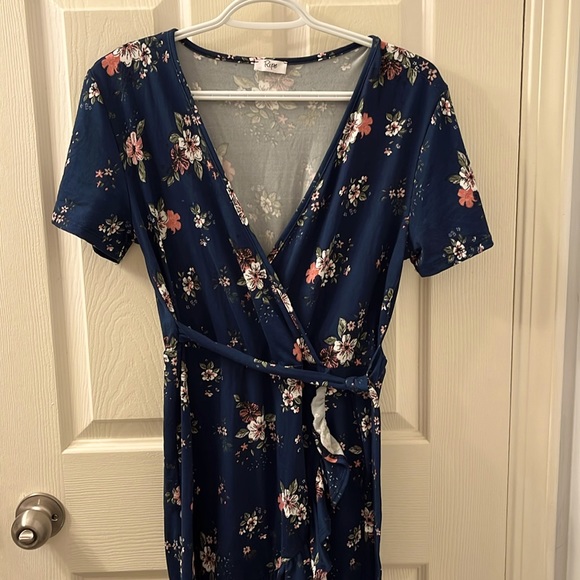 Floral Wrap Dress - Picture 1 of 2